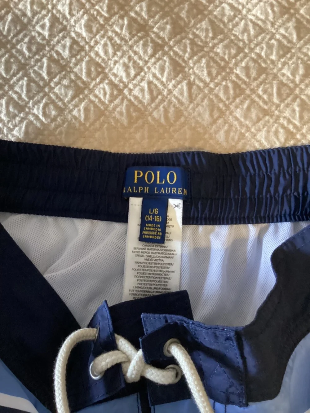 Polo Ralph Lauren boys size 14/16 swim board shorts